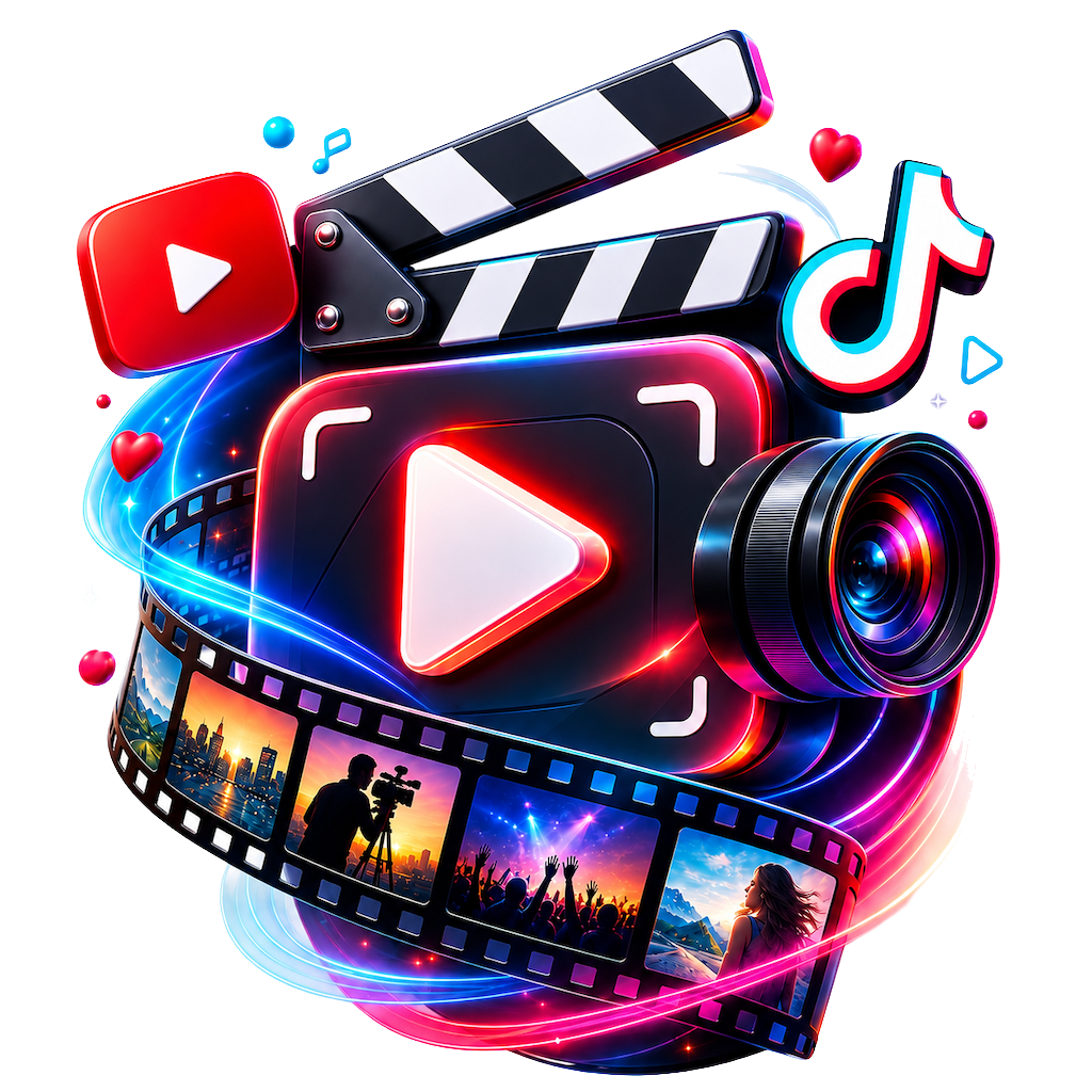Icône vidéos — YouTube et TikTok